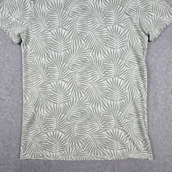 Goodfellow & Co. T-Shirt Mens Size Small Green Palm Leaf Print Short Sleeve - Picture 5 of 16